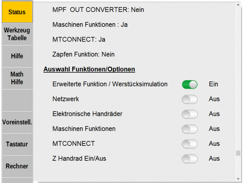 Erweiterte RMX Software Funktionen